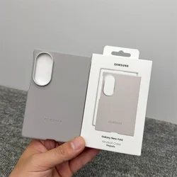 Premium Genuine Leather Magnetic Phone Case with MagSafe Compatibility - Galaxy Z Fold 8 Ultra (Light Grey)