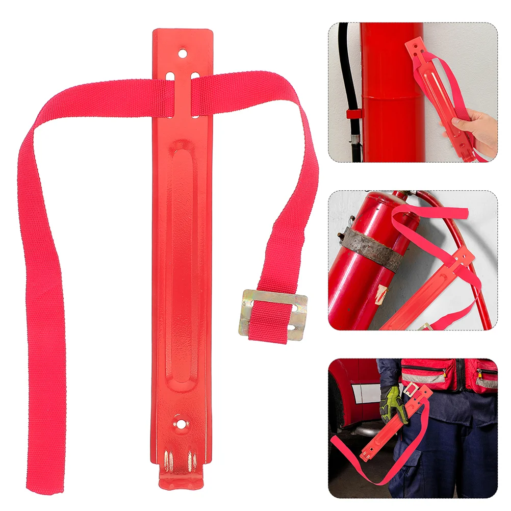 2pcs Heavy Duty Fire Extinguisher Wall Mount Bracket Iron Hook Hanger 2KG 3KG 4KG Universal Holder for Home