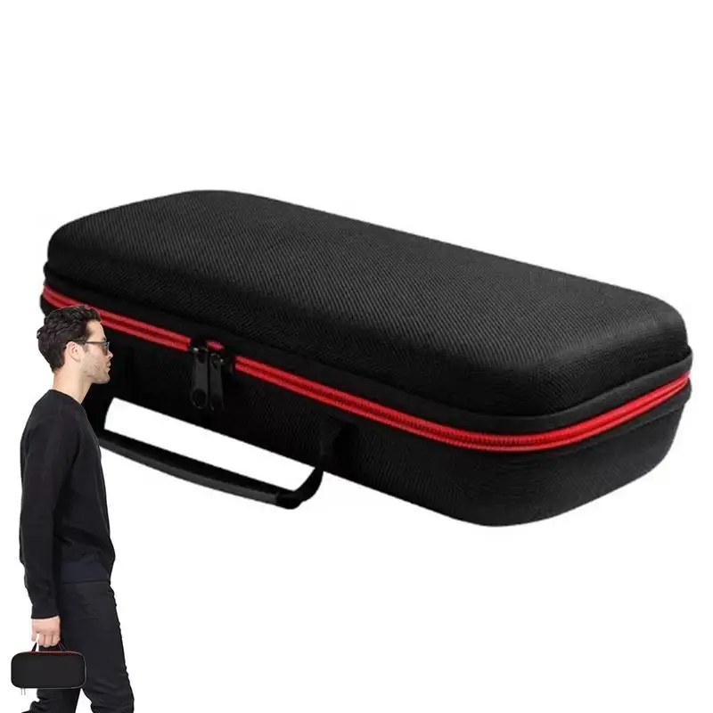 

Microphone Carrying Case Shockproof Hard EVA Microphone Bag With Slot Separation Travel Microphone Carrying Case With Double