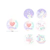100-500PCS Seals Stickers Corgi Cartoon Dog for Stickers Packaging Home Made Animal Rolling Stickers Labels 4