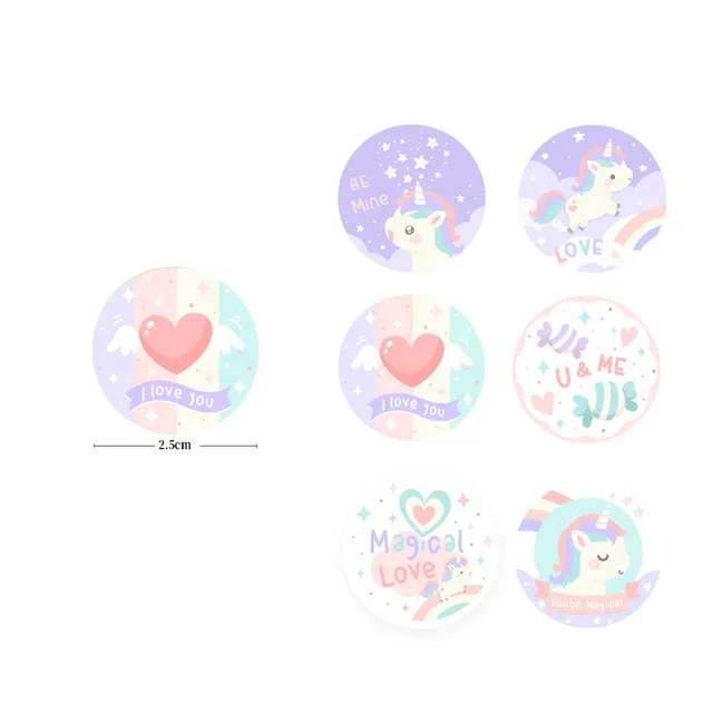 100-500PCS Seals Stickers Corgi Cartoon Dog for Stickers Packaging Home Made Animal Rolling Stickers Labels 4
