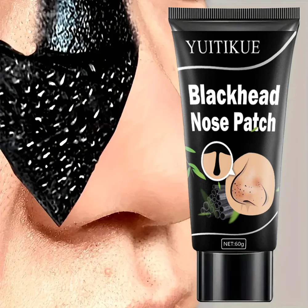 YUITIKUE Bamboo Charcoal Exfoliating Mask, Deep Cleansing & Exfoliating Pores - Moisturizing Skincare - All Light Beige Types