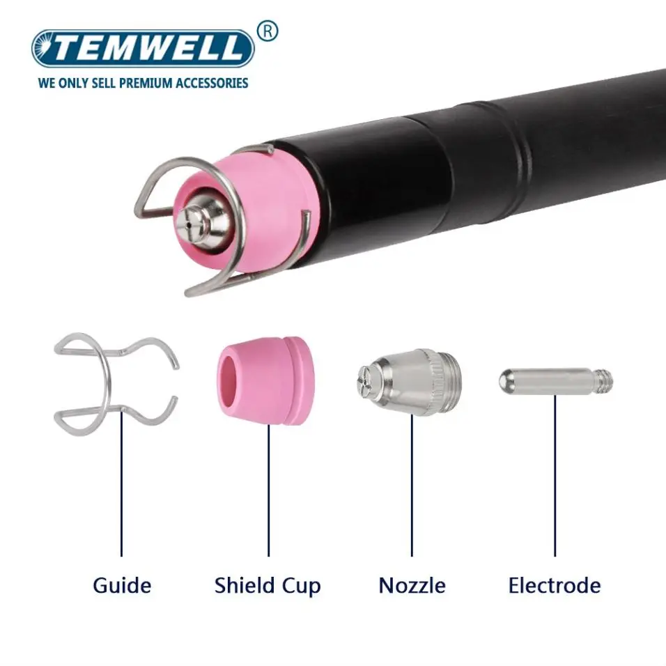 AG60 SG55 Plasma Cutter Cutting Torch Gun Head Pilot Arc 50A 60A for Plasma Cutting Machine Consumables plasma cutter electrodes nozzles