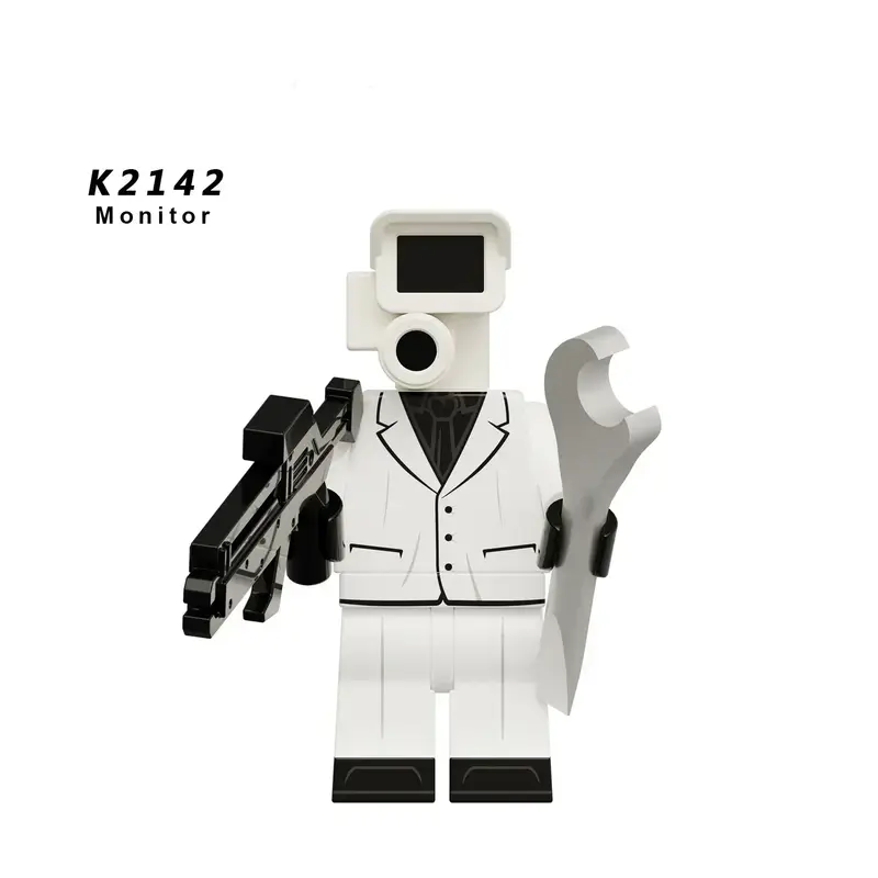 New KDL SWAT Skibidi Toilet Man Figures Anime Block Toys TvMan Titan Cameraman Speakerman Bricks Model Toy Birthday Gift - Image 33