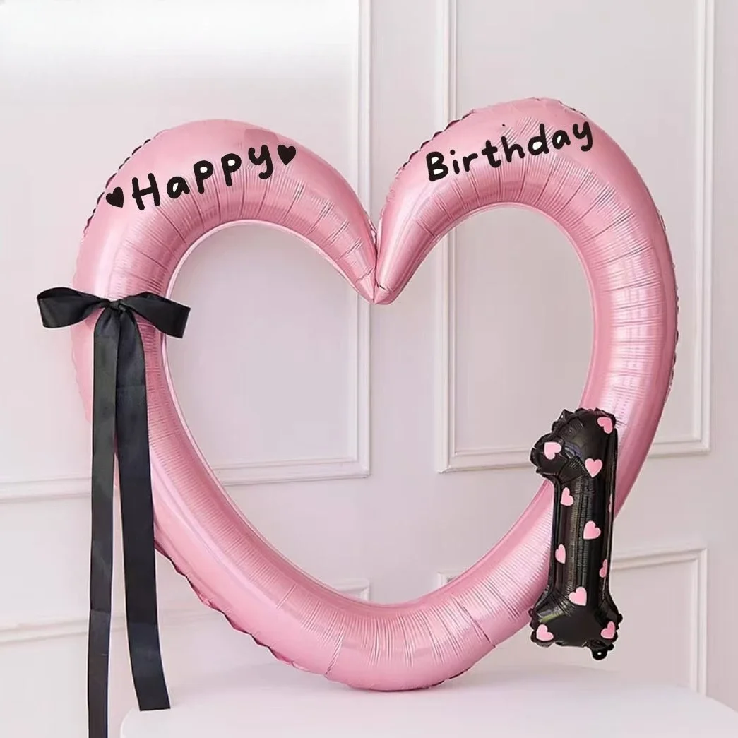 Hollow Out Love Heart Balloon Birthday Party Decoration Baby Shower Wedding Party Gifts Ornament