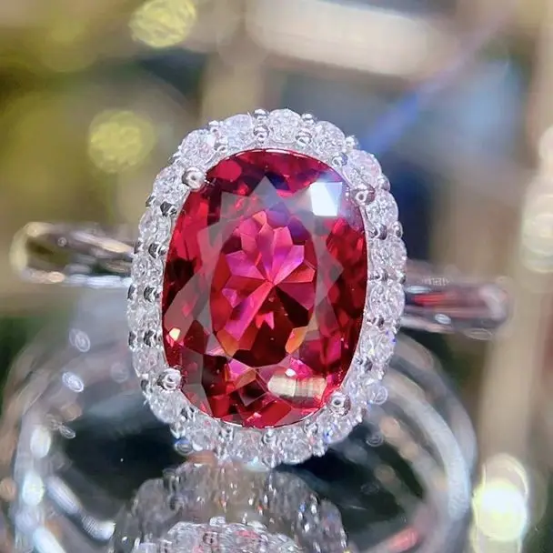 Bague Femme Spinel Rouge Or 18K