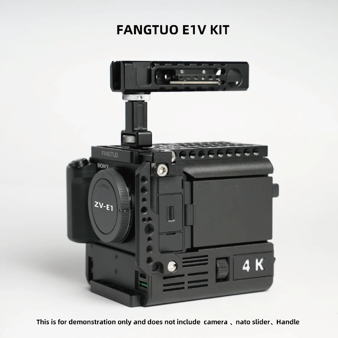 Sony ZV-E1 Camera Cage Cooler, Cinema Camera Kit & V-Mount Battery Expansion e1