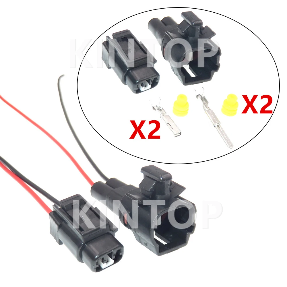 

1 Set 2 Pins 6188-0098 6189-0176 Car Starter Fog Lamp Turn Lights ABS Sensor Tail Light Cable Socket For Toyota Nissan 6189-0429