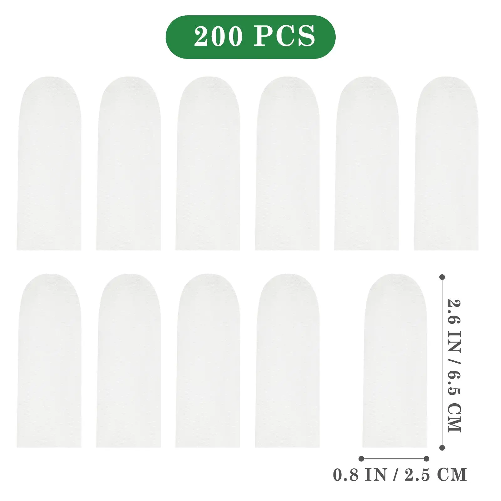 200pcs Finger Covers Finger Cots Protectors Protectors for Working Thumb Protector Cots Silicone