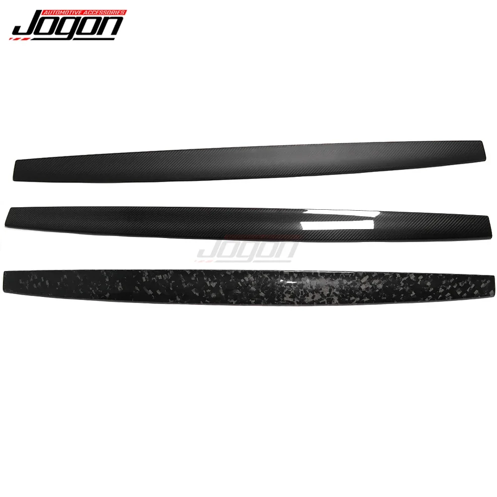 

Gloss Forged Real Carbon Fiber For Tesla Model 3 2017- 2022 Model Y Car Accessories Central Console Dashboard Panel Cover Trim