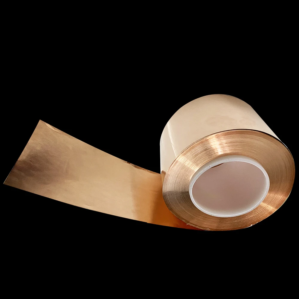 Copper Sheet Strip 0.01mm-1 mm Wide Flexible Pure Copper 1 Meter Copper Tape 