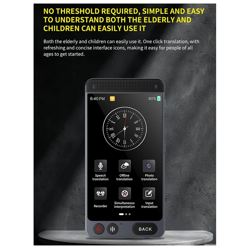 D21 Smart AI Voice Photo Translator Device Online Offline Real Time 142 Languages Translation Equipment Machine