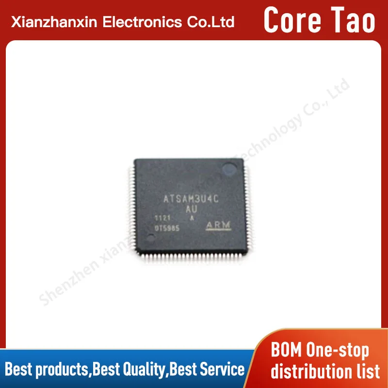 

1PCS/LOT ATSAM3U4C-AU ATSAM3U4CA-AU ATSAM3U4C QFP100 32-bit microcontroller chip