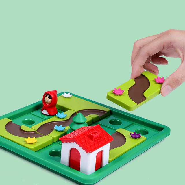 Little Red Riding Hood and the Big Bad Wolf Puzzle Game Kids' Early Development Educational Science Kits for Boy Girl JAN88 3