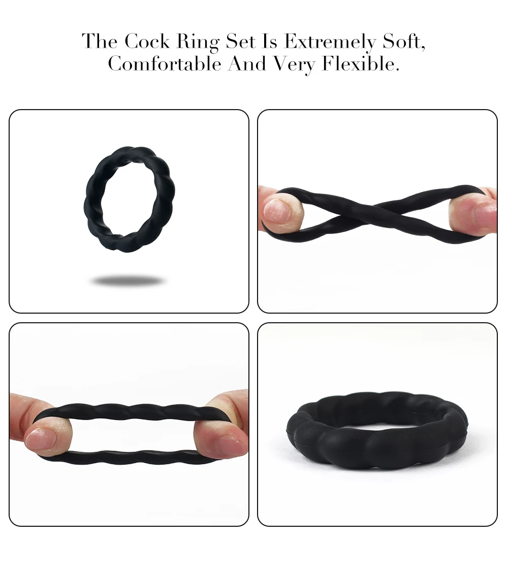 Silicone Delay Ring For Men Scrotum Lock For Longer Stamina_voghion.com