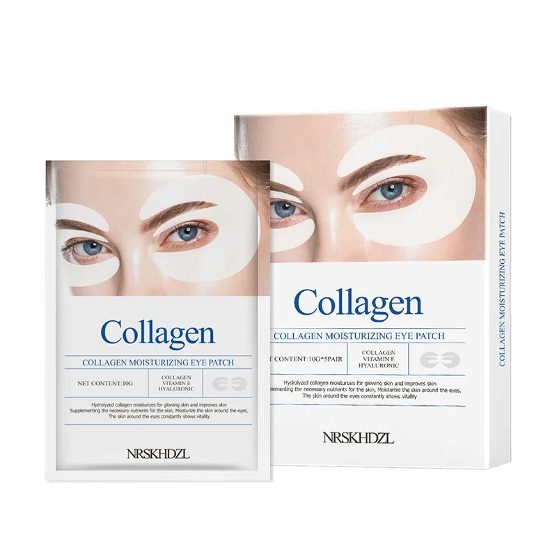 5 Pairs/box Absorbable Collagen E-type Eye Mask Moisturizing Eye Film Mask Firming Nourish Skin Care