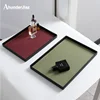 Ahunderjiaz-Nordic Style Leather Tray, Rectangular Storage, Tea Plate, Living Room, Bedroom, Desktop, Home Decoration 2