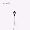 Miniature Lawn Lamp Model ABS 3V Led Lights For Diy Building Sand Table/Garden/HO Railway Scene Layout Diorama Kits 3/6/12Pcs 3