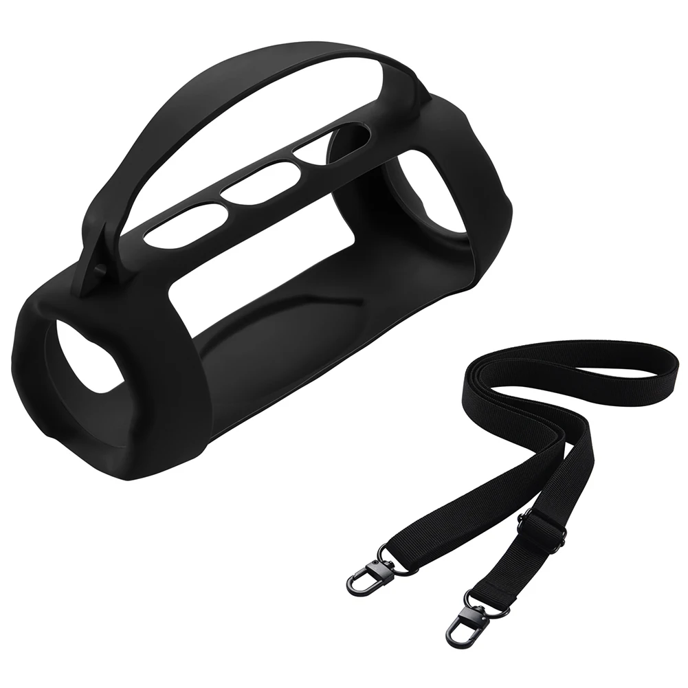 Silicone Waterproof Shockproof Speaker Case with Shoulder Strap