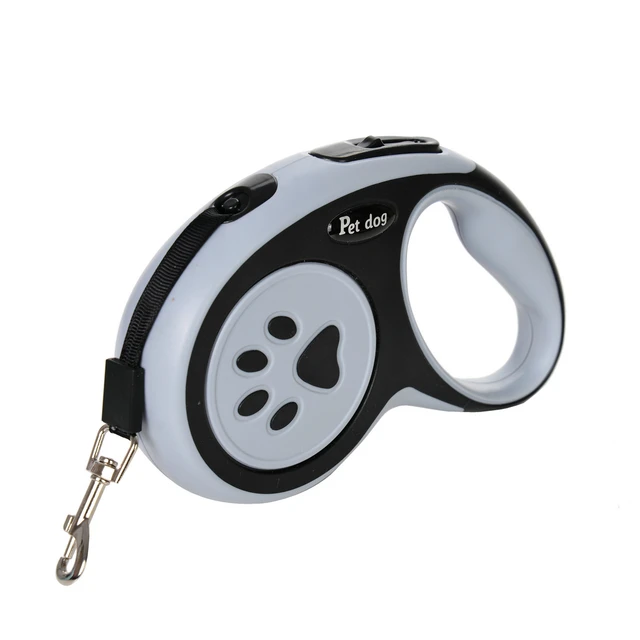 3m 5m Dog Paw Design Leash For Small Medium Large Dogs Outdoor Walking Puppy Strong Retractable Nylon Rope Yorkies Pet Supplies 4
