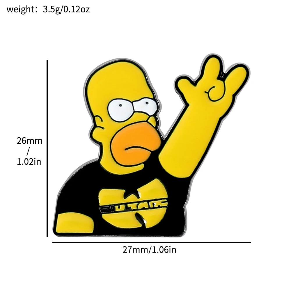 Pin esmaltado de Los Simpson de Disney, figura de dibujos animados, Bart,  Simpson, Homer, Jay, Simpson, insignia de Metal, broche, chaqueta, Jeans,  Pin de solapa, joyería - AliExpress, image size:1000x1000