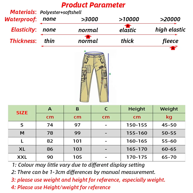 Customize LOGO Camping Hiking Softshell Pants Women Waterproof Thermal Fleece Trousers Outdoor Sport Trekking Skiing Clothing