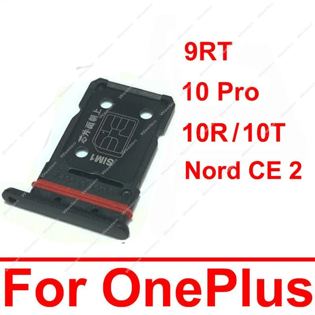 Sim Card Tray For Oneplus 9RT 10 Pro 10R 10T Nord CE 2 5G Sim Card Slot