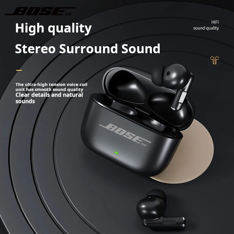 

Original BOSEnok S300 Bluetooth Earphone HiFI Stereo Game Waterproof Headset Sport TWS Wireless Earbuds HD Voice Headphones