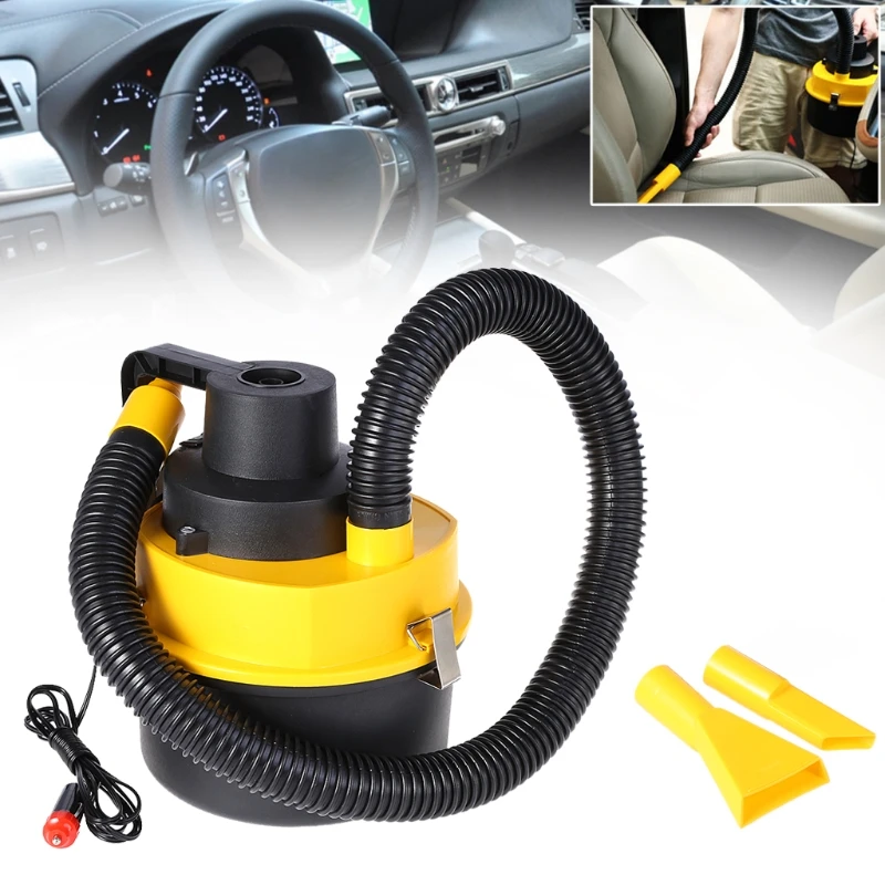 

Портативный ручной автомобильный пылесос 12 В, автоматический пылесос двойного назначения для влажной и сухой уборки AOS