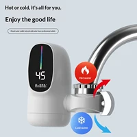 Robinet chauffant électrique 110V à chauffage rapide, économie d'énergie, mitigeur chaud/froid, robinet d'eau à chauffage rapide pour évier de cuisine et salle de bain 4