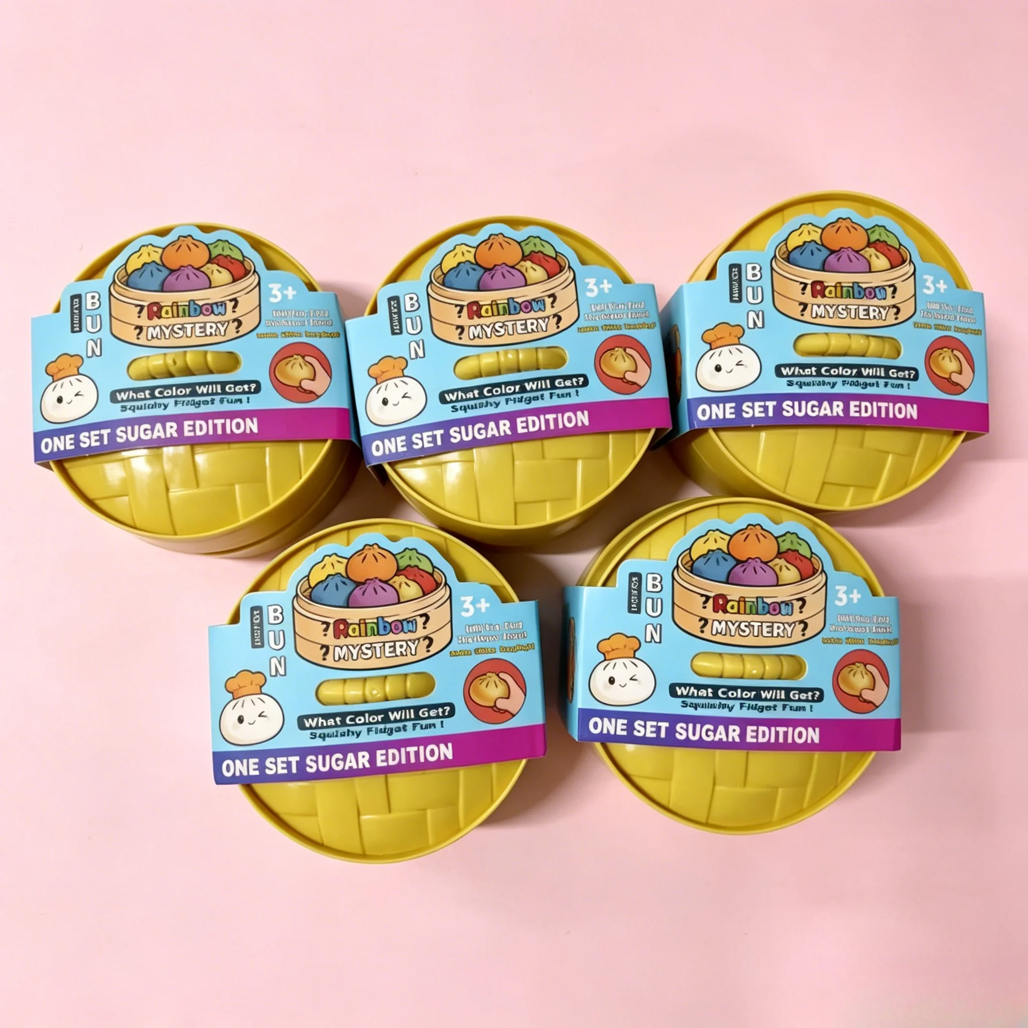 Stress-relieving Dumpling Series Blind Box Cute Fluffy Dumpling Stuffed Toy, Random Color Soft Plushie Collectible Surprise Gift