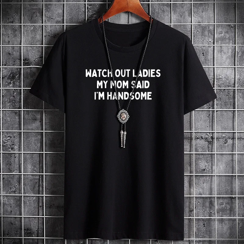 

Летняя новая мужская футболка из чистого хлопка, удобная, дышащая, модная Универсальная футболка с коротким рукавом и круглым вырезом