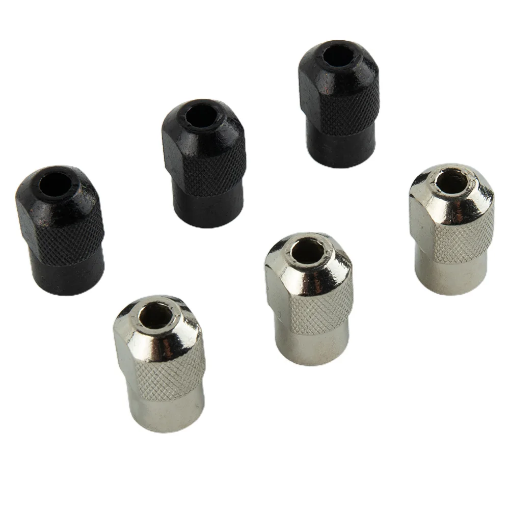 미니 드릴 척, M8X0.75mm 척 너트, 로터리 공구 드릴 비트 척 어댑터 렌치 전동 공구 조각기 액세서리, 6 개