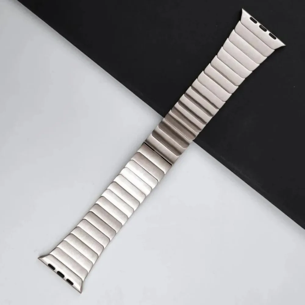 Elegant Stainless Steel Metal Link Watch Strap