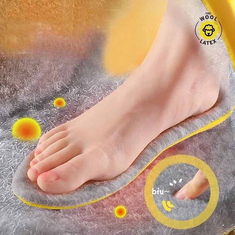 1–5 Paar selbsterhitzende Einlegesohlen für Wintersportschuhe, Schneestiefel, warme, mit Thermo gepolsterte Plüscheinlagen, Unisex-Erwachsene, Fußwärme – Detail 7