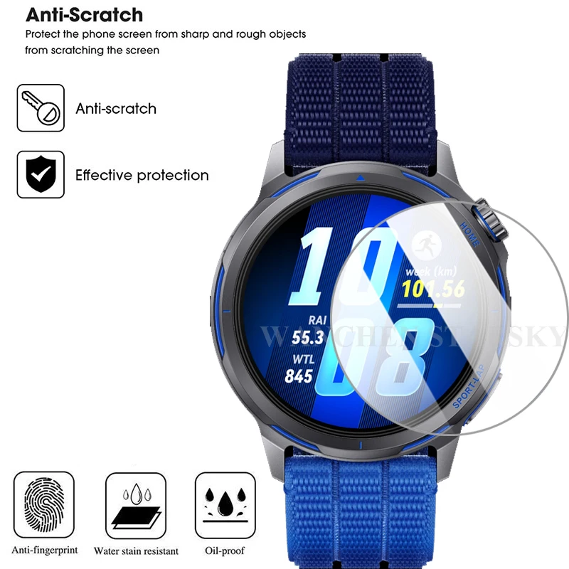 화웨이 시계 GT 러너 2용 강화 유리 화웨이 GT 러너 2 액세서리용 스마트워치 화면 보호기 방폭 필름