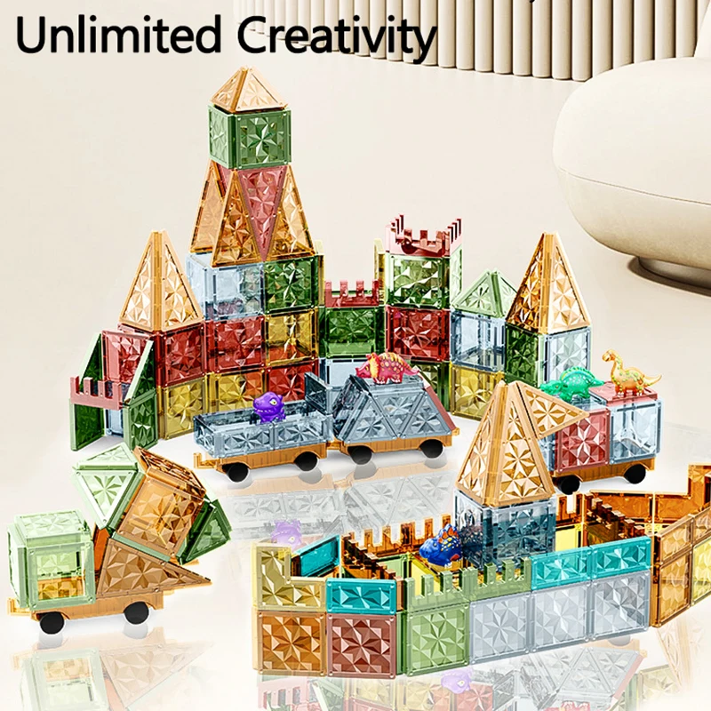 Magnetic Building Blocks for Kids STEM Learning