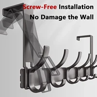 ตะขอแขวนติดผนังสำหรับเก็บของ กระเป๋า เสื้อผ้า ไม่ต้องเจาะผนัง ใช้ในห้องนอน ห้องน้ำ ห้องครัว 4