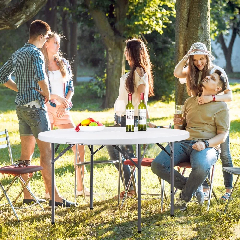 4 Foot Round Folding Table 2