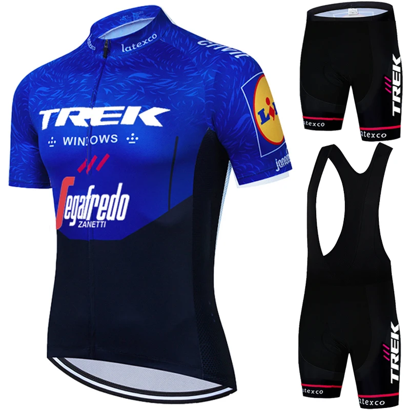 

Cycling Jersey Men Clothing Man TREK Uniform Men's Outfit Set Shorts Summer Clothes 2024 Mens Sets Cycle Spring for Bicycle Bike
