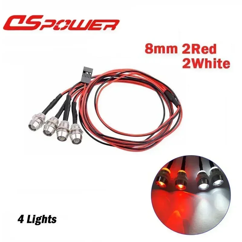 Kit Luci LED Lampeggianti Per Auto RC - Barra Luminosa Con 7 Modalità Flash - Accessorio Per Modellismo - 6
