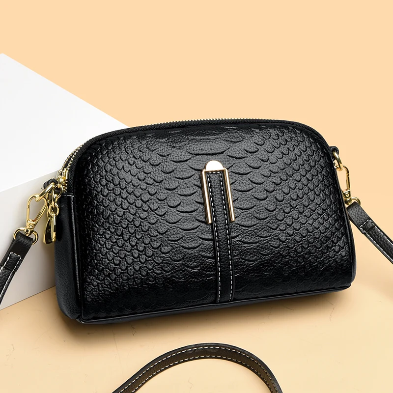 New Summer Small Single Shoulder Bags Messenger Bag Women's Luxury Simple Messenger Bag Zero Wallet