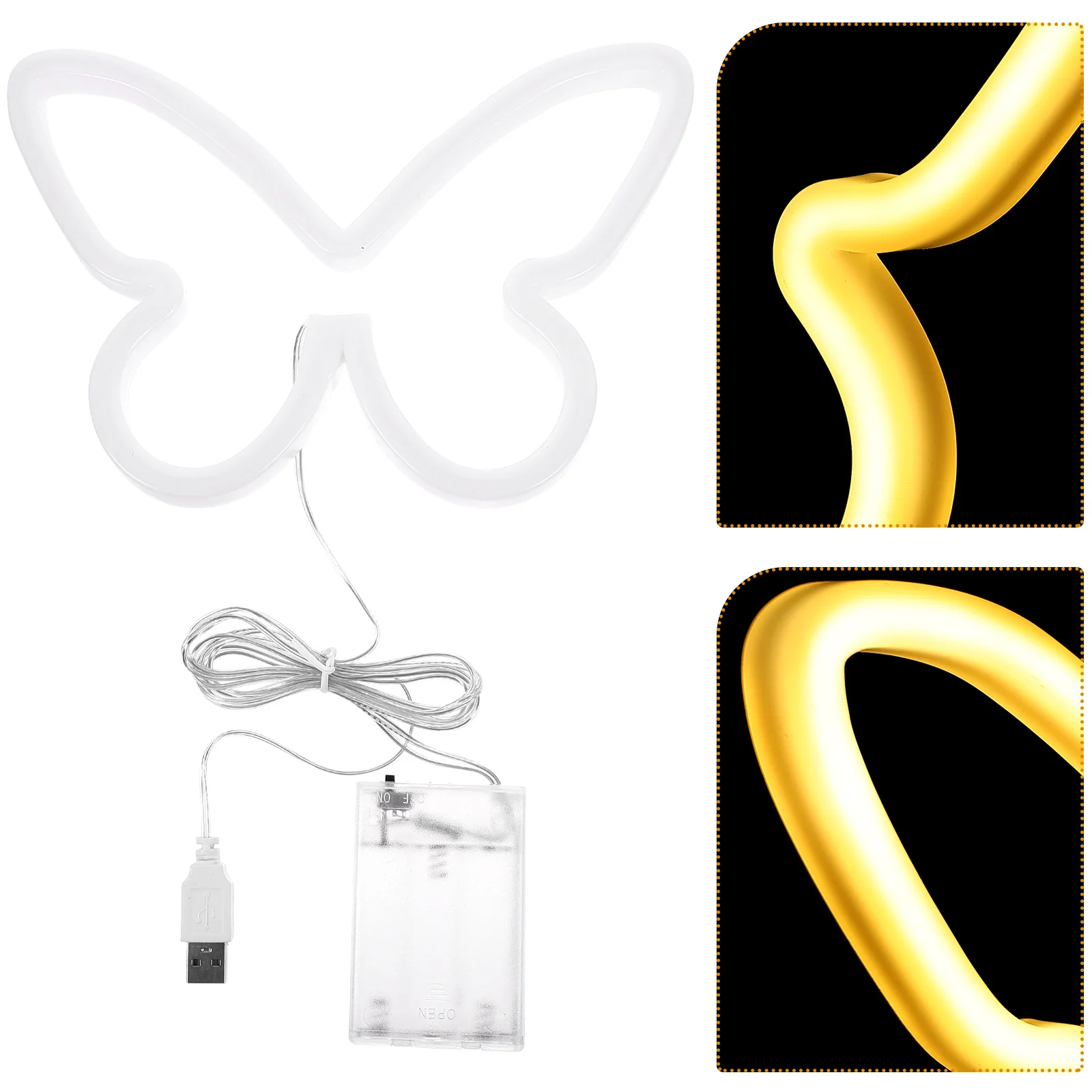 

Butterfly Neon Sign Butterfly LED Light USB Operated Neon Lamp for Bedroom Party