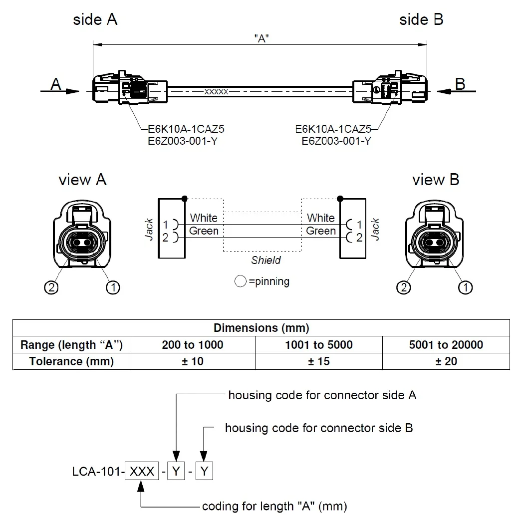Lot De 50 Connecteurs Mâles E6S10A-1CAZ5-Z - Simple Chambre - Neuf - Pour Câblage électronique
