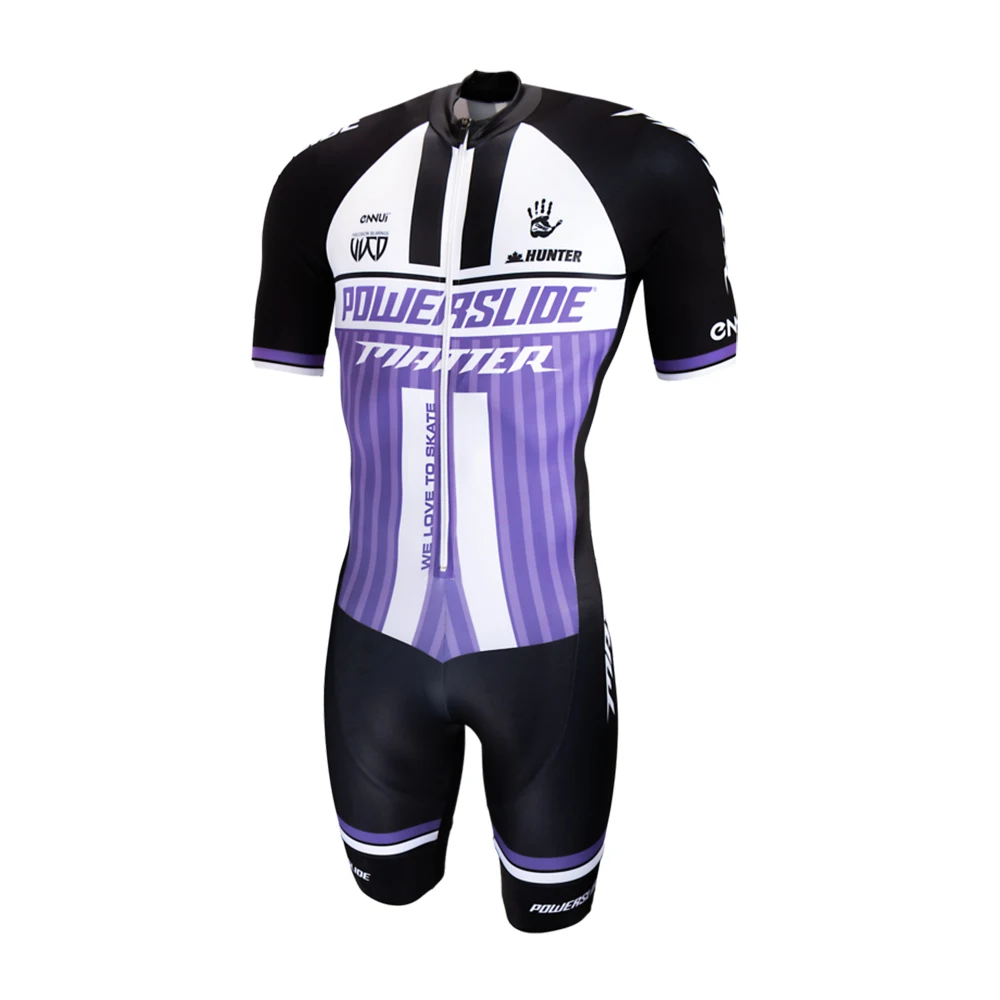 Powerslide Kids Speed Skating Clothes Club Team Inline Speed Practice Competition Roller Skating Suit Summer Bike Jumpsuit 3