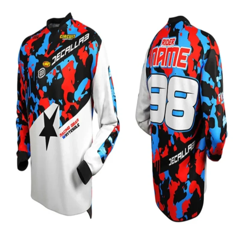 Team moto bmx enduro motocross Jersey mtb downhill cycling mountain motorcycle bike cycling shirt