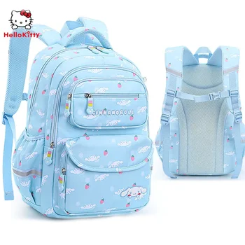 Sanrio Cinnamoroll Girls' School Backpack Children's Schoolbag Primary School Student Girls' Spine Protection Burden Reduction 1