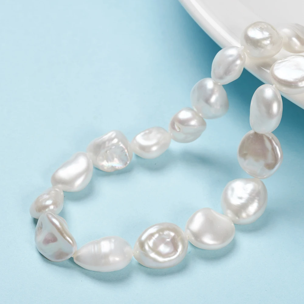 1Strand Nuggets Natural Pearl Beads Pearl Bead Strands for DIY bracelet necklace fashion jewelry making Crafts Decor Summer