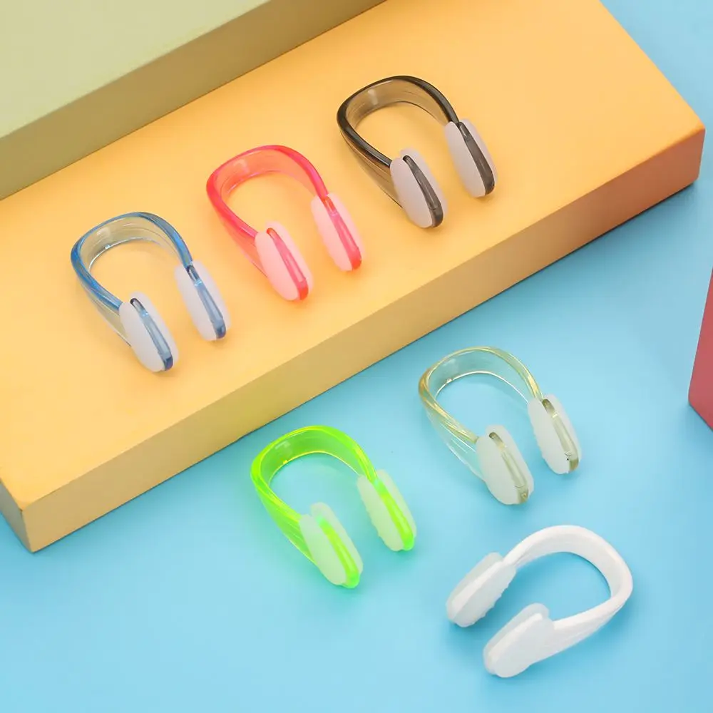 4Pcs Silicone Swimming Nose Clip Earplug Earplugs Suit Waterproof Swim Earplugs Small Size for Adult Children Soft Nose Clip 2