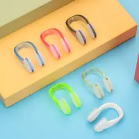 4Pcs Silicone Swimming Nose Clip Earplug Earplugs Suit Waterproof Swim Earplugs Small Size for Adult Children Soft Nose Clip 2